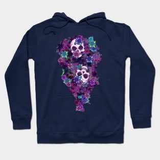 Flowers and Skulls Hoodie